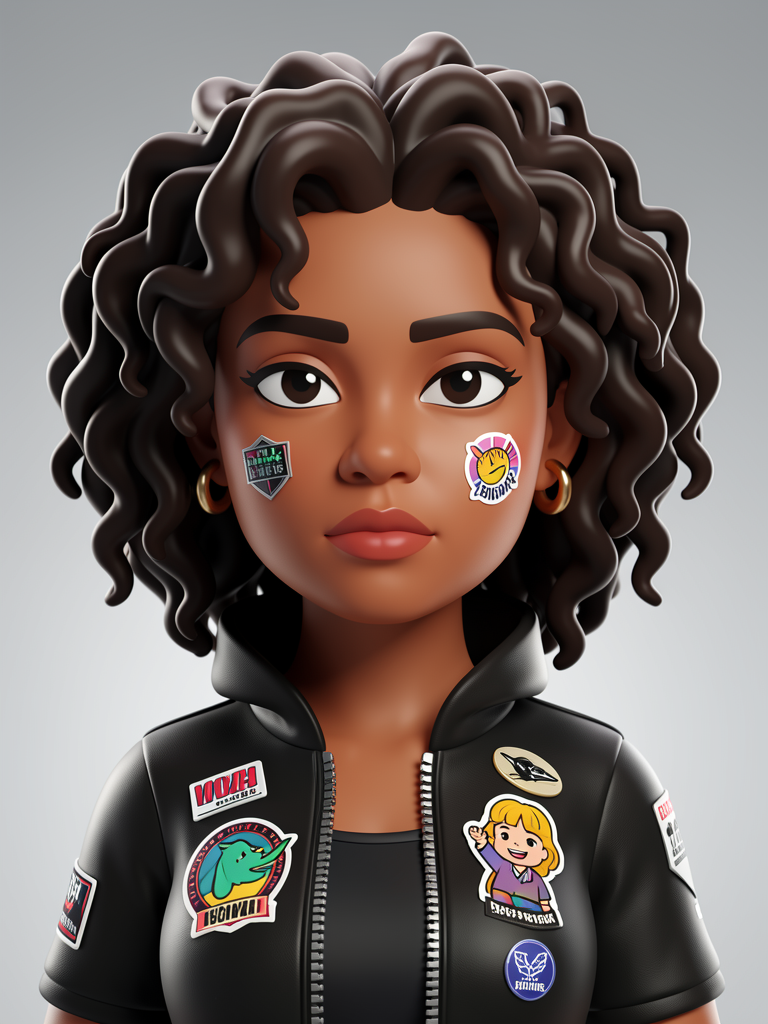 Retrato de toy 3D